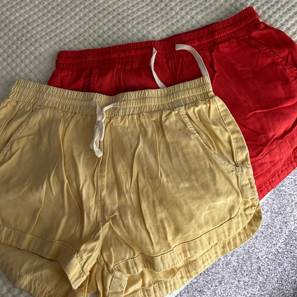 Billabong Vibrant Red & Yellow Shorts